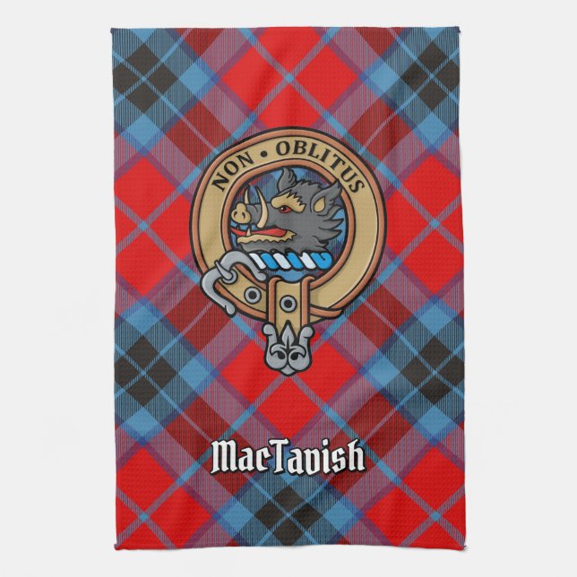 Linge De Cuisine Clan MacTavish Crest (Vertical)