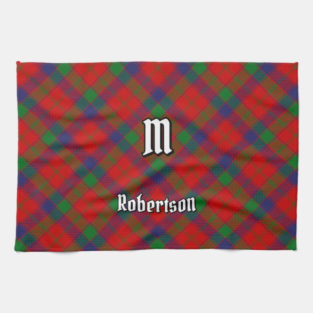 Linge De Cuisine Clan Robertson Tartan (Horizontal)