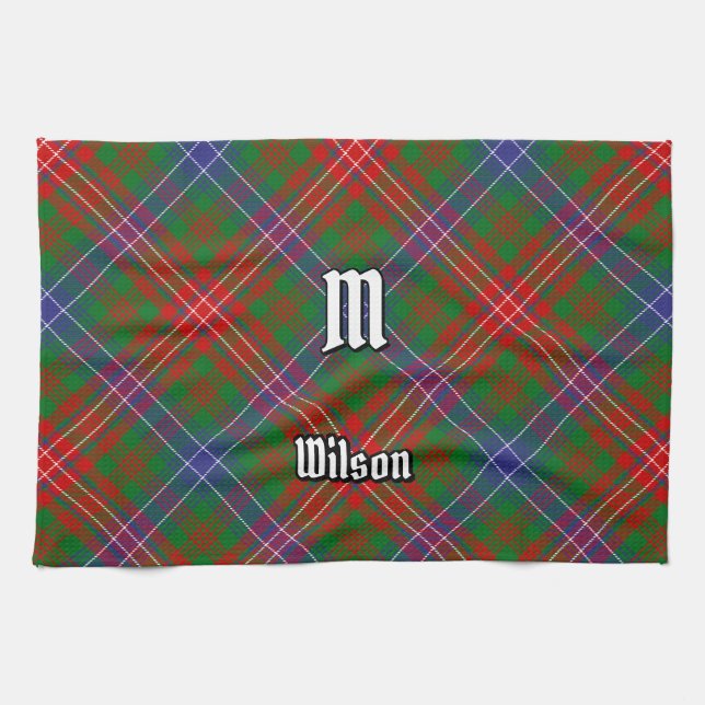 Linge De Cuisine Clan Wilson Modern Tartan (Horizontal)