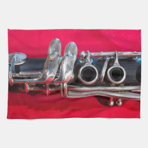 Linge De Cuisine Clarinet en rouge
