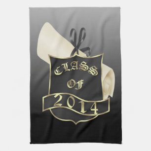 Linge De Cuisine Classe de 2014 bouclier et diplôme
