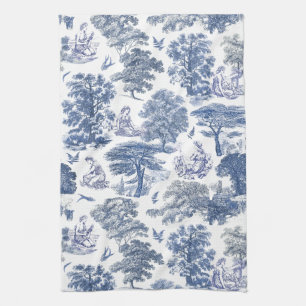 Linge De Cuisine Classé élégant Rustic Blue Country Toile