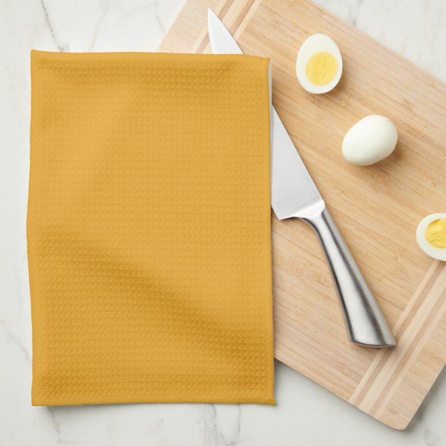 Linge De Cuisine Classic Marigold Kitchen Towel for Timeless Style (Quart Plié)