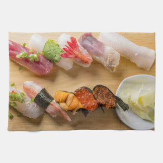 Linge De Cuisine Classic Sushi Assortment on Wood