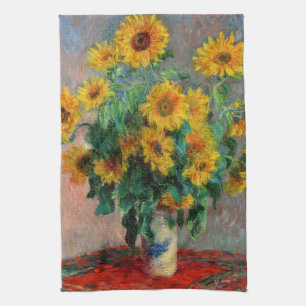 Linge De Cuisine Claude Monet - Bouquet de tournesols