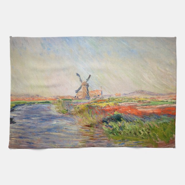Linge De Cuisine Claude Monet - Champ de Tulipes en Hollande (Horizontal)