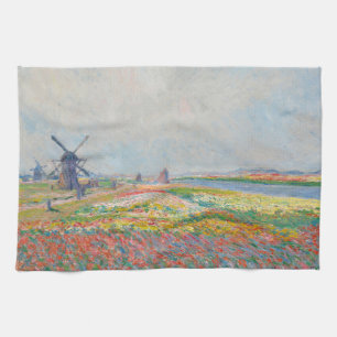 Linge De Cuisine Claude Monet - Champs de tulipe près de La Haye