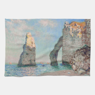 Linge De Cuisine Claude Monet - Falaises à Etretat
