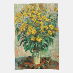 Linge De Cuisine Claude Monet - Fleurs de topinambour