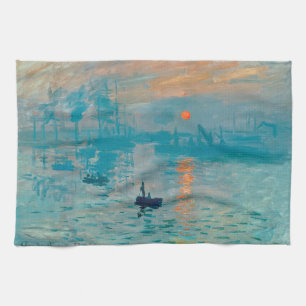 Linge De Cuisine CLAUDE MONET - impression, lever de soleil 1872