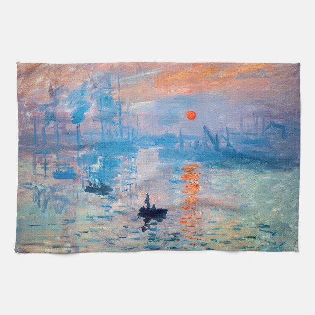 Linge De Cuisine Claude Monet - Impression, soleil levant (Horizontal)