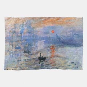 Linge De Cuisine Claude Monet Impression soleil levant 1872 Port Ar