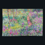 Linge De Cuisine Claude Monet - Le jardin d'Iris à Giverny<br><div class="desc">Jardin d'Iris à Giverny / Jardin d'Artiste à Giverny - Claude Monet,  1899-1900</div>