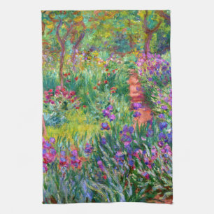 Linge De Cuisine Claude Monet : Le jardin d'iris chez Giverny
