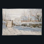 Linge De Cuisine Claude Monet - Le Magpie<br><div class="desc">The Magpie / La Pie - Claude Monet,  Huile sur toile,  1868-1869</div>