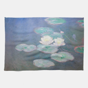 Linge De Cuisine Claude Monet - Nymphéas, Effet du soir