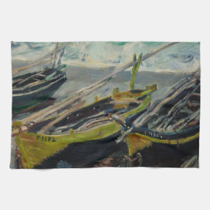 Linge De Cuisine Claude Monet peignant la nature artistique de toil