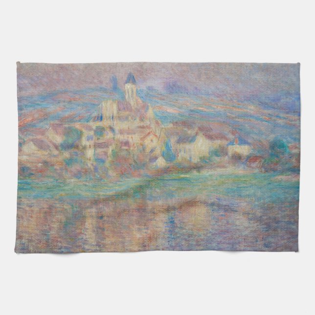 Linge De Cuisine Claude Monet - Vetheuil, coucher de soleil (Horizontal)