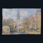 Linge De Cuisine Claude Monet - Windmills près de Zaandam<br><div class="desc">The Zuiderkerk,  Amsterdam - Claude Monet,  Huile sur toile,  1874</div>