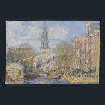 Linge De Cuisine Claude Monet - Windmills près de Zaandam<br><div class="desc">The Zuiderkerk,  Amsterdam - Claude Monet,  Huile sur toile,  1874</div>