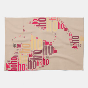 Linge De Cuisine Claus mot du Père Noël Ho Ho Ho