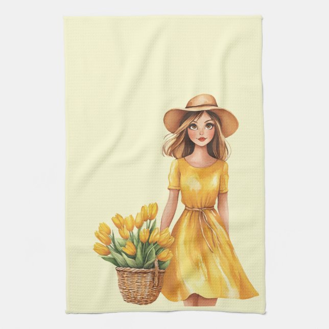 Linge De Cuisine Clipart Printemps Italien (Vertical)