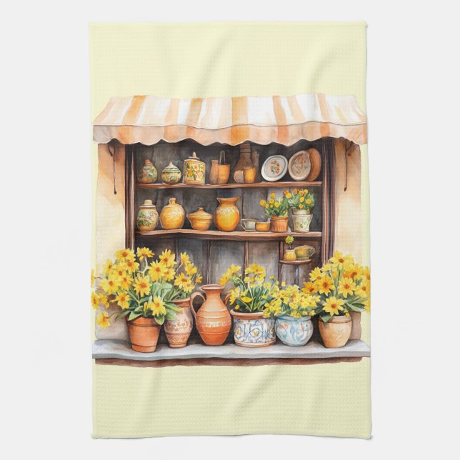Linge De Cuisine Clipart Printemps Italien (Vertical)