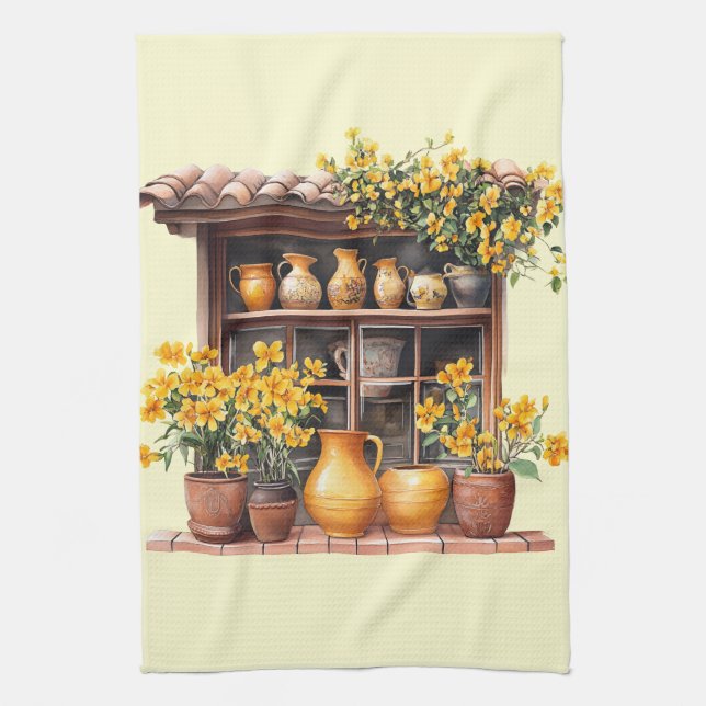 Linge De Cuisine Clipart Printemps Italien (Vertical)