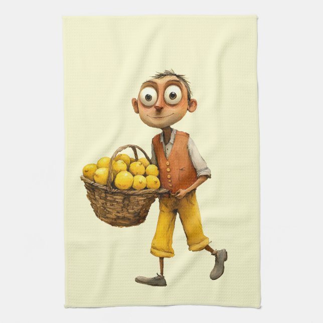 Linge De Cuisine Clipart Printemps Italien (Vertical)
