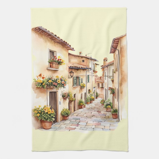 Linge De Cuisine Clipart Printemps Italien (Vertical)