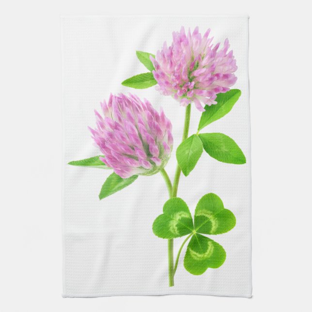 Linge De Cuisine Clocher rose (Vertical)