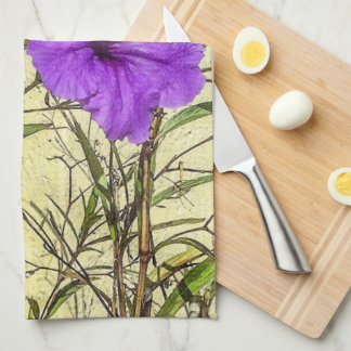 Linge De Cuisine Closeuse de Petunias pourpre