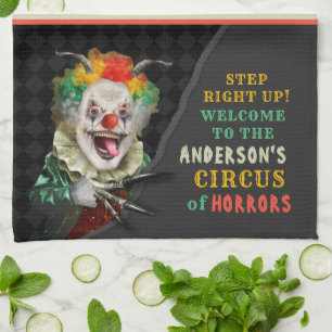 Linge De Cuisine Clown Clown Clown Carnival de la fête d'Halloween