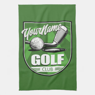 Linge De Cuisine Club de golf NAME Pro Golfeur Joueur Personnalisé 