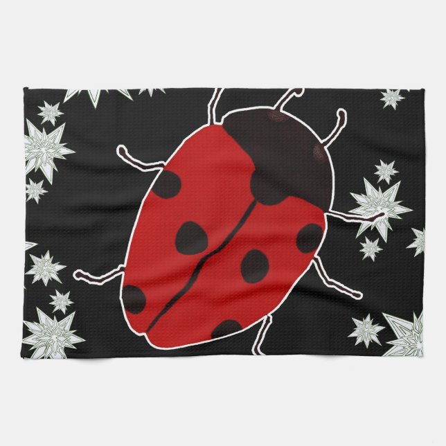 LINGE DE CUISINE COCCINELLE (Horizontal)