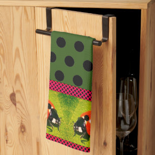 Linge De Cuisine Coccinelle à points