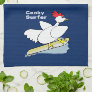 Linge De Cuisine Cocky Surfer