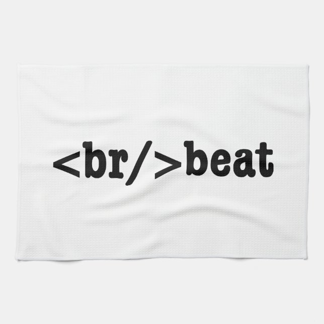 Linge De Cuisine code HTML breakbeat (Horizontal)