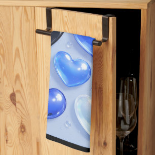 Linge De Cuisine Cœur bulle