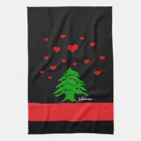 Coeur du Liban & drapeau libanais / Amour