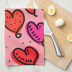 Linge De Cuisine Coeurs