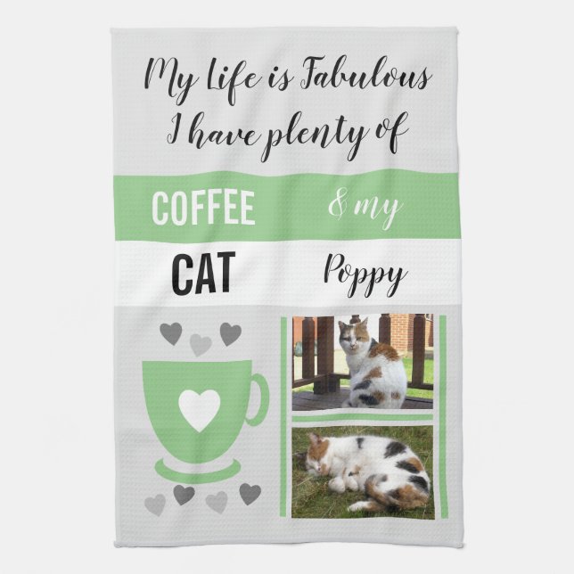 Linge De Cuisine Coffee chat vie animal de compagnie est fabuleux p (Vertical)