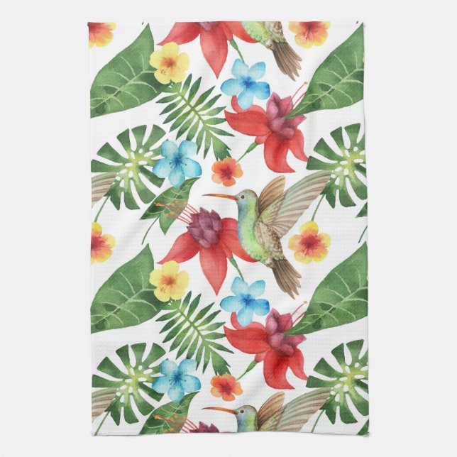 Linge De Cuisine Colibri tropical (Vertical)