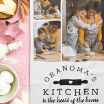 Linge De Cuisine Collage de photos de la cuisine de grand-mère<br><div class="desc">Un cadeau personnalisé pour la grand-mère qui aime faire cuire</div>