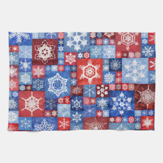 Linge De Cuisine Collage flocon de neige du 250e anniversaire