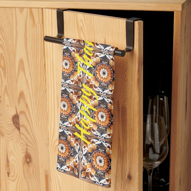 Linge De Cuisine Collection d'automne populaire de citrouille Thank (Pliage en tiers)