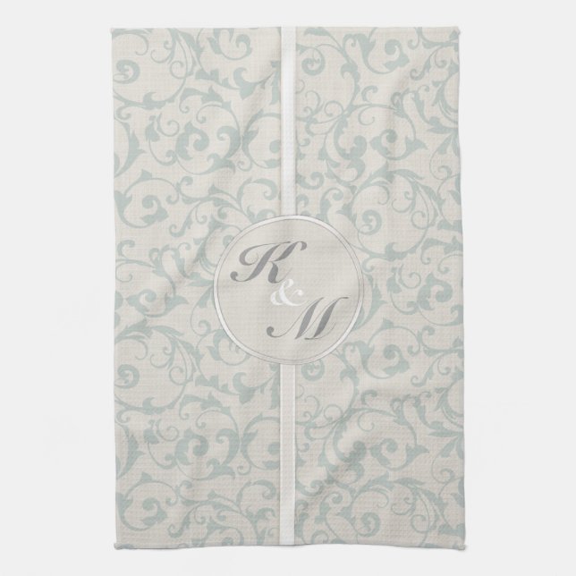 Linge De Cuisine Collection de Mariages SmartElegance SeaSpray (Vertical)