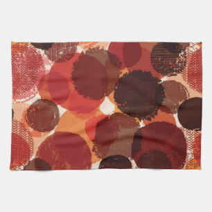 Linge De Cuisine Collection de Motifs Abstraits colorés et intempor