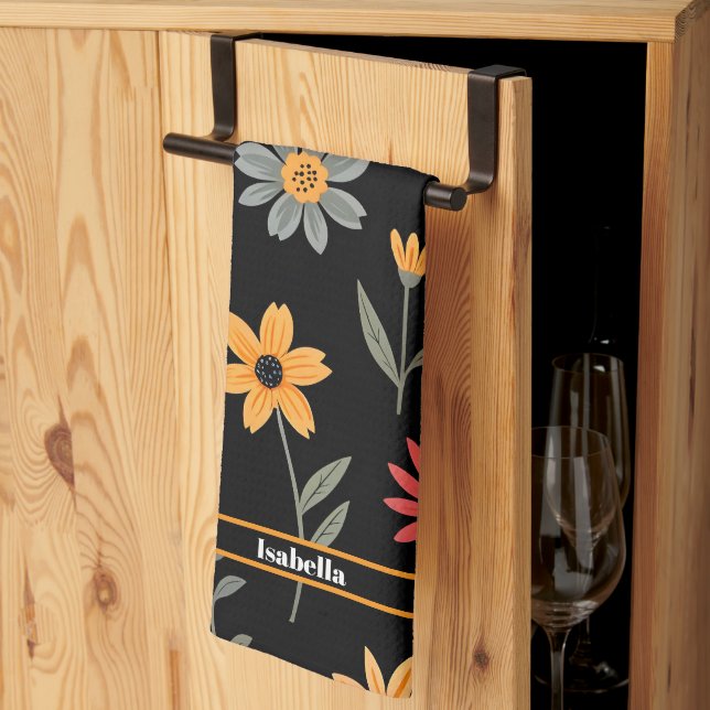 Linge De Cuisine Collection Florale Vintage populaire (Pliage en tiers)