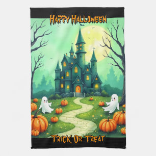 Linge De Cuisine Collection Moderne Halloween Mignonne Épouvantable